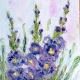 Plavo cveće - 30x40